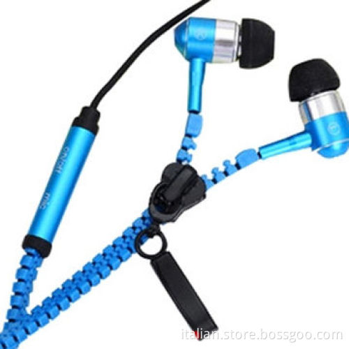 New Arrival Zipper Earphone for iPhone 5